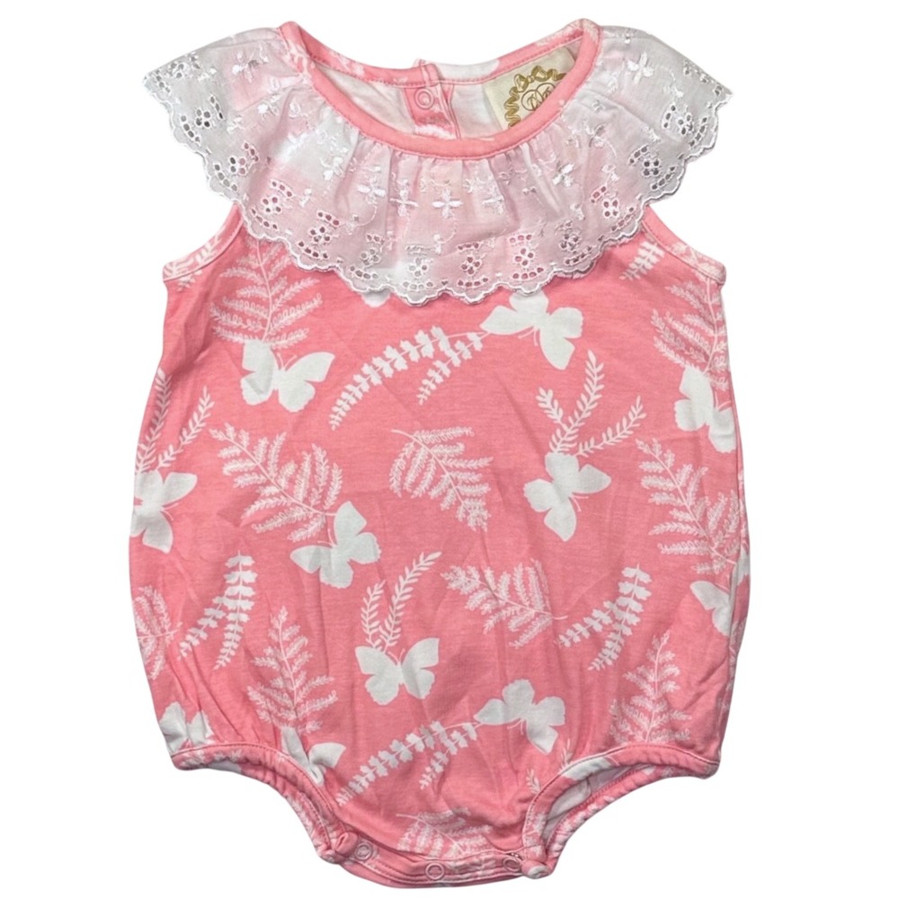 TBBC The Beaufort Bonnet Company Begley Bubble in Front Porch Fern Size 6-12M